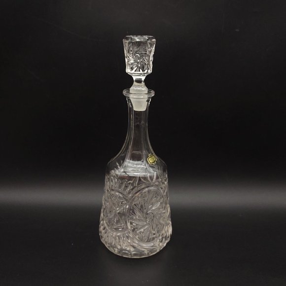 European Crystal Glass Carafe by Zajecar - Picture 4 of 11